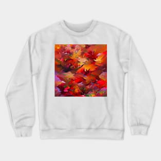 Aesthetic Autumn Leaves Crewneck Sweatshirt